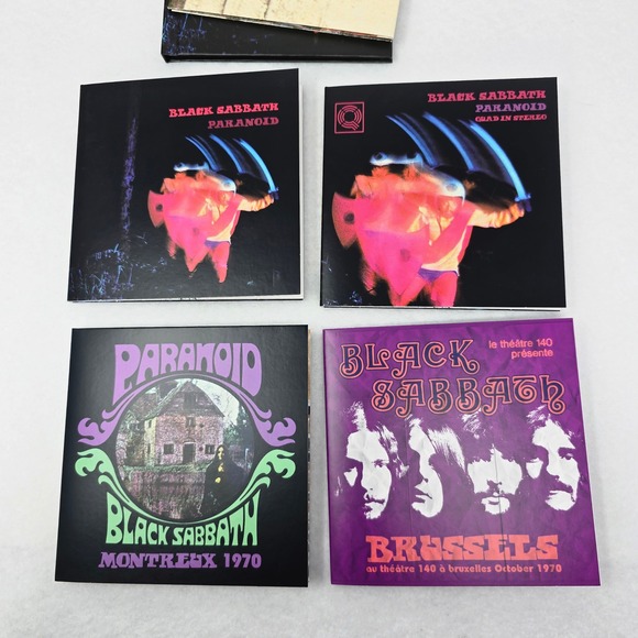 Black Sabbath Box Set CDs Paranoid Super Deluxe Edition 4CD Blu-ray 2016 Rhino - Picture 5 of 16